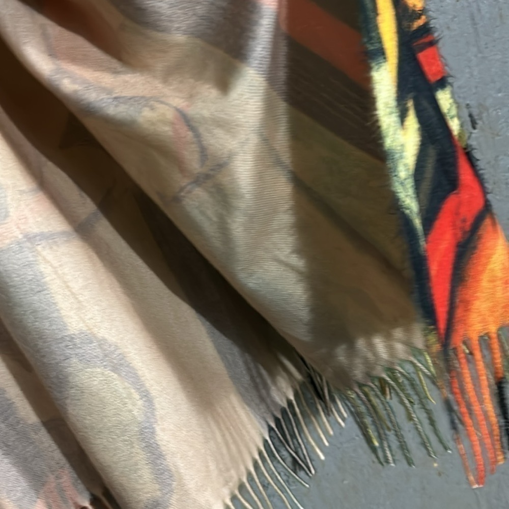 Fall Pattern Scarf 25 X 64 - Picture 6 of 6